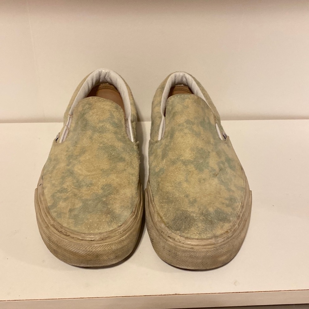 Multi color suede vans